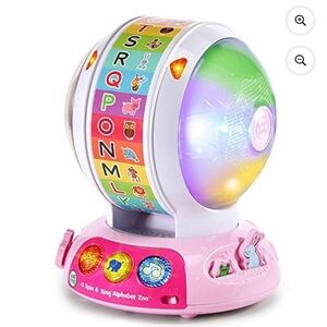Spin & Sing Alphabet Zoo Toy - Pink